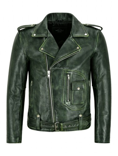 Men biker jacket - biker,