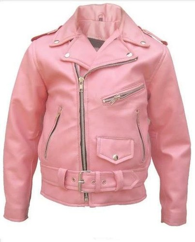 Girls pink leather - pink,